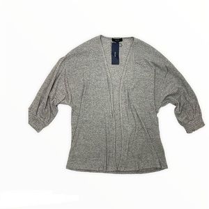Eclair Grey 3/4 Sleeve Mid Length Sweater